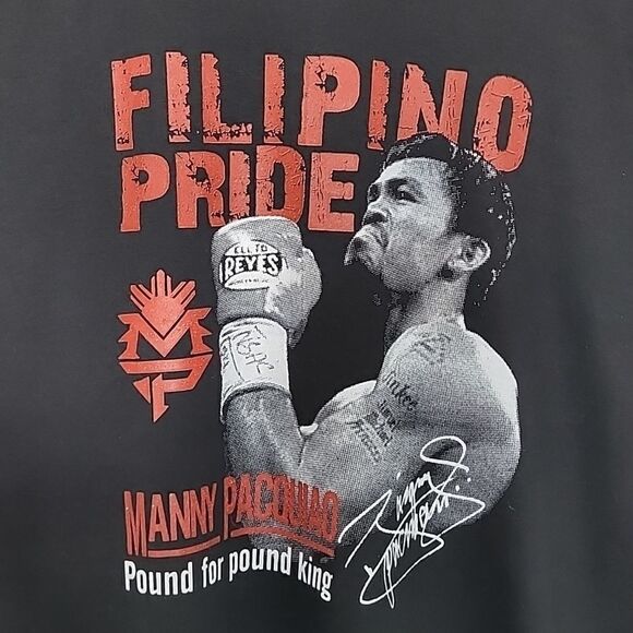 Manny Pacquiao Filipino Pride T Shirt Size Small - Picture 2 of 4